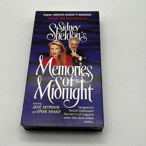 Sidney Sheldon's Memories of Midnight 3 Tape‎ VHS 1995 Jane Seymour
